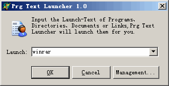 Prg Text Launcher