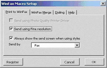 WinFax Macro for Word XP/2000 1.0 by GetFaxing.com- Software Download