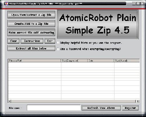 AtomicRobot Plain Simple Zip