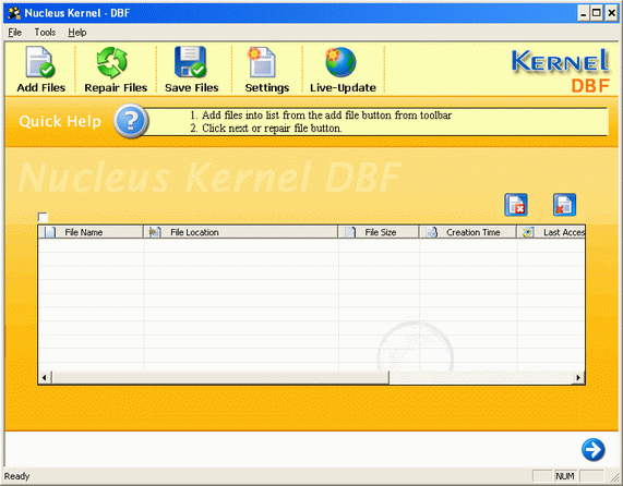 Kernel for DBF