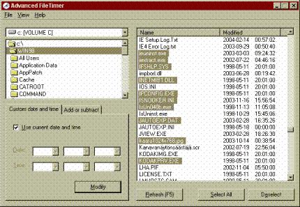 Advanced FileTimer Utilities File Management - Free Software Download