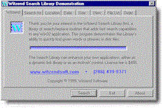Witzend Search Library Utility 2.2 by Witzend Software- Software Download