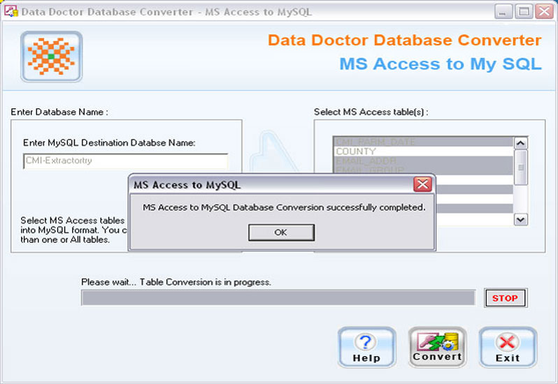 MS Access to MySQL Database Converter