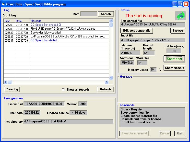 OD Speed Sort Std Ver 2.0.0 by Orust Data- Software Download