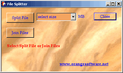 File Splitter 1.0 by Gerry Haustein- Software Download