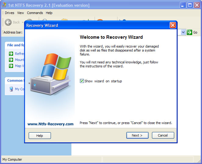 1st NTFS Recovery