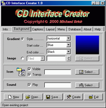 CD Interface Creator