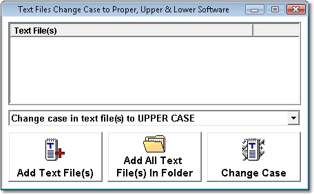 Change Case In Text Files Software