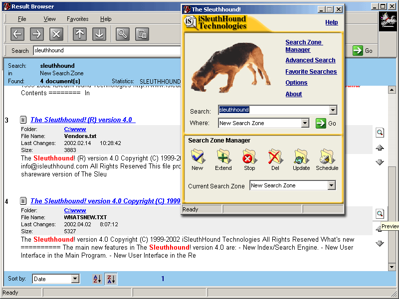 The Sleuthhound! 3.2 by iSleuthHound Technologies- Software Download