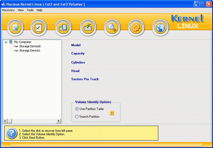 Nucleus Linux Data Recovery Software