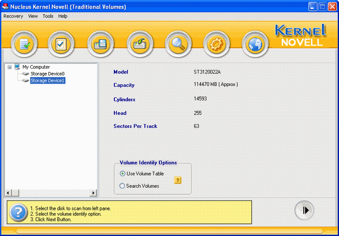 Nucleus Novell Data Recovery Software