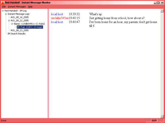 RedHanded.Net: Record Instant Messages!