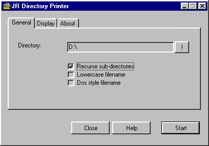 JR Directory Printer