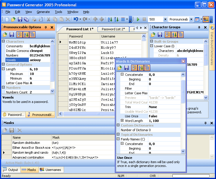 Password Generator 2003 1.0.0 by Diplodock- Software Download