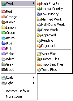 Folder Marker Home Changes Folder Colors