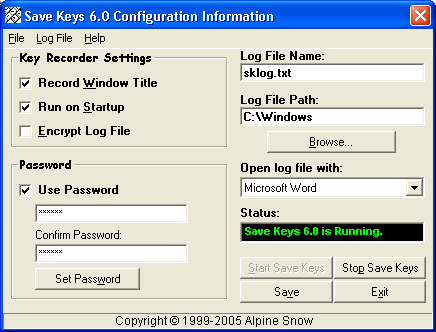Save Keys 6.0 by Alpine Snow- Software Download