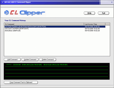 CL Command Clipper 1.0