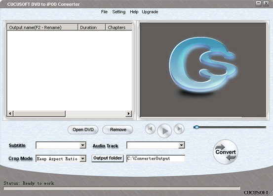 Cucusoft DVD to iPod Converter f 3.62