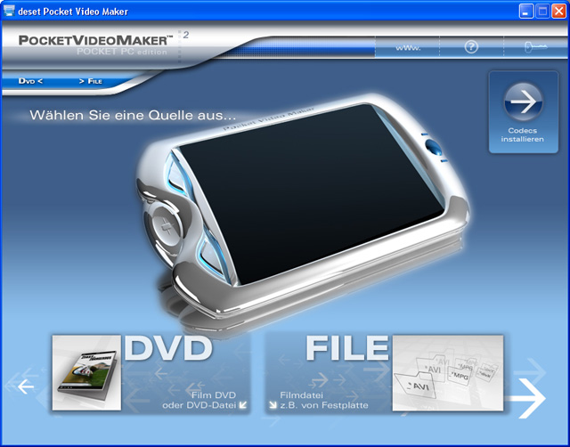 deset Pocket Video Maker Pocket PC 2.0