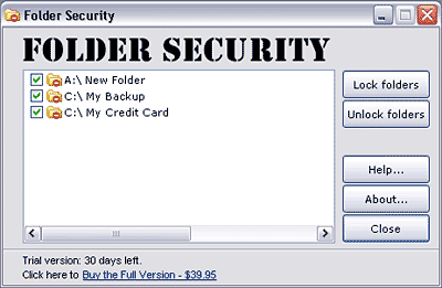 Folder Security 2.5