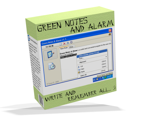 Green Notes & Alarm