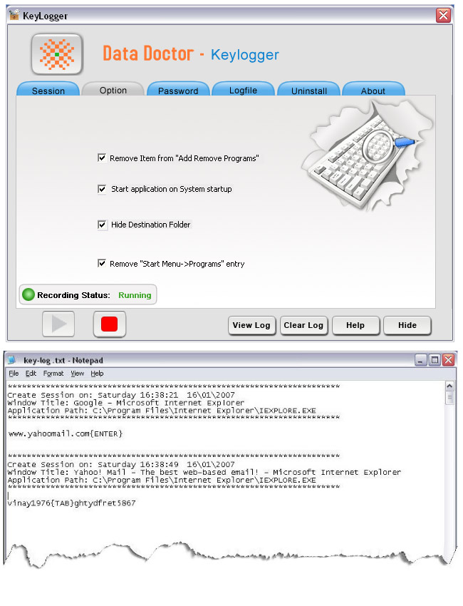 Keystrokes Logger Software 3.0.1.5