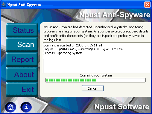 Npust Antispyware 8.0