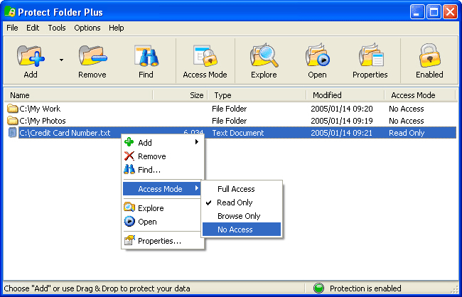 Protect Folder Plus