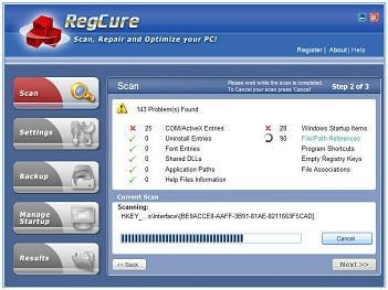 RegCure PC Registry Fixer