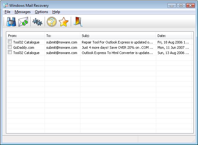 Windows Mail Recovery 1.0