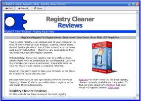 Registry Cleaner Compare Utility