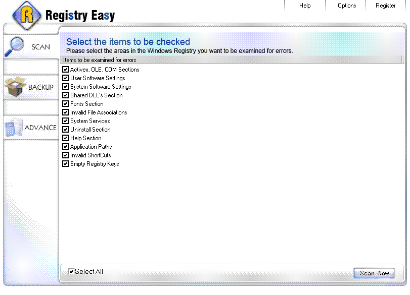 Registry Easy Cleaner