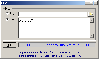 DiamondCS MD5
