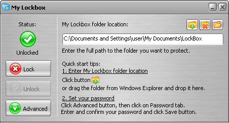 Folder Lockbox