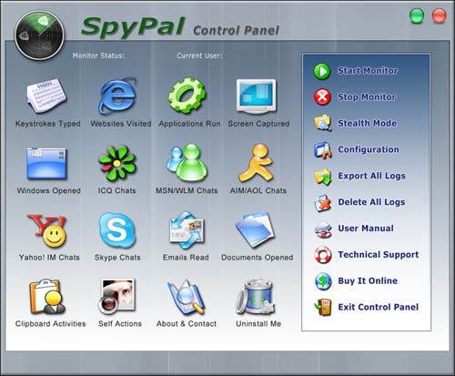 SpyPal Keylogger Spy 2008