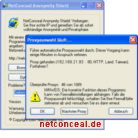 NetConceal Anonymity Shield DE