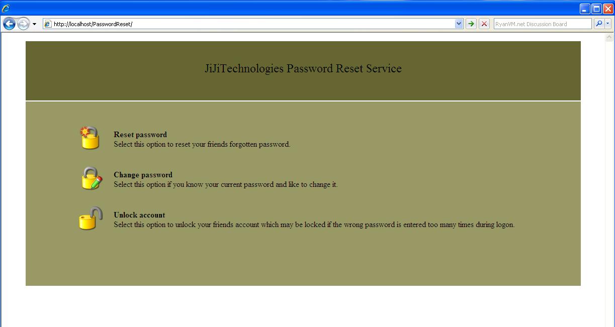 JiJiTechnologies Password Reset