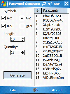 Password Generator PPC