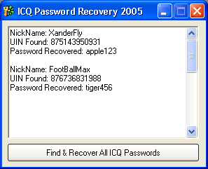 ICQ Password Recovery 2.0 by Alpine Snow- Software Download