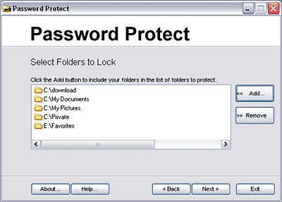 Password Protect 3.2 by Password Protect Software- Software Download