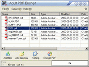 Adult PDF Encrypt 2.1 by adultpdf.com- Software Download