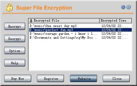 Super File Encryption 3.8 by FileEncryption.org- Software Download