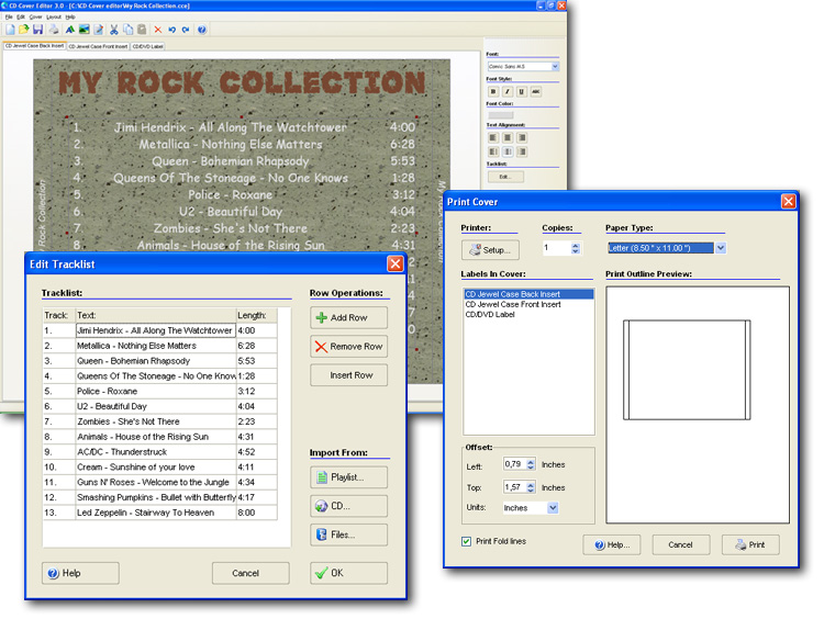 CDCover Editor