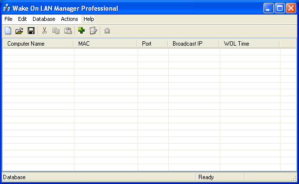 Wake On LAN Manager Professional 2005