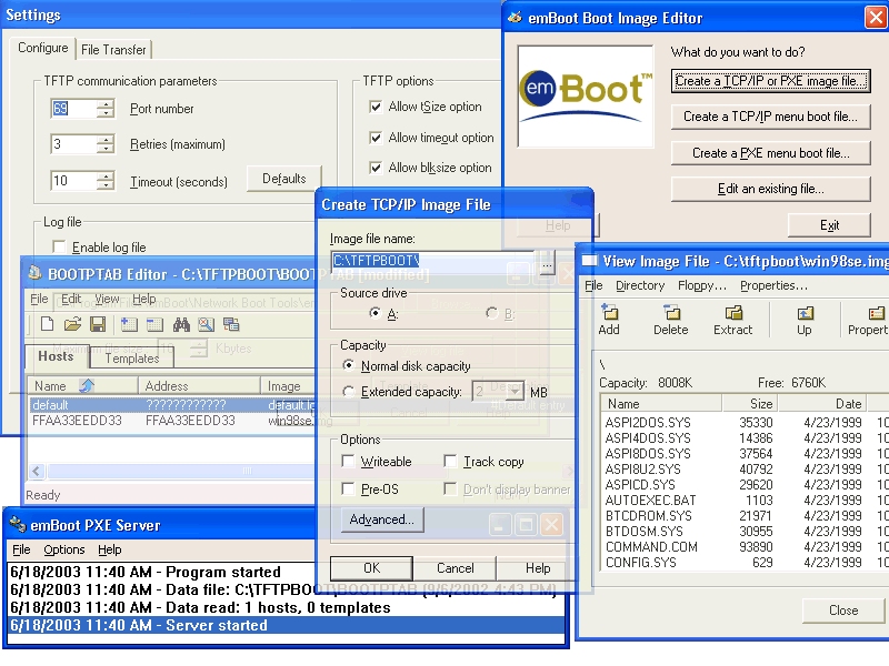 Network Boot Tools