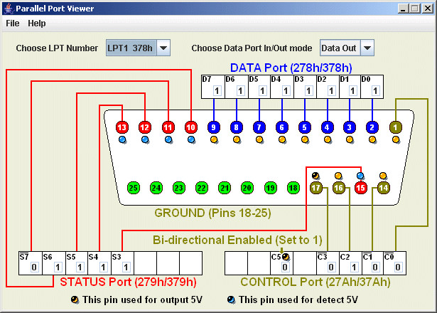 Parallel Port Viewer