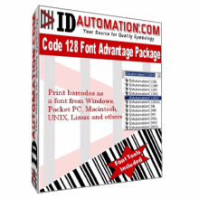 IDAutomation Code 128 Barcode Fonts