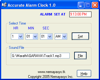 Accurate Alarm Clock