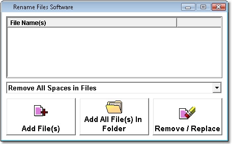 Rename Files Software