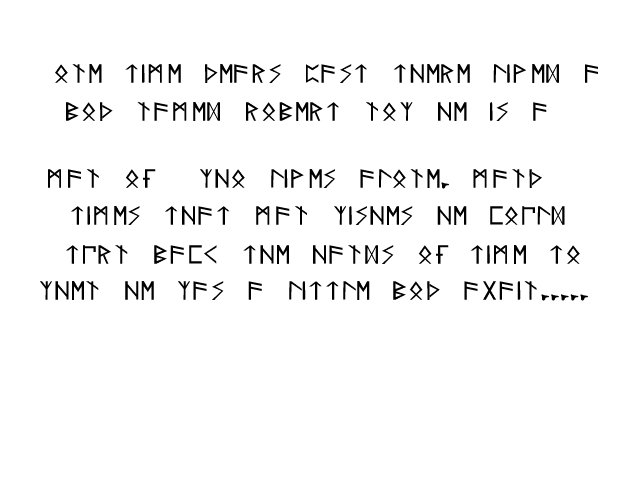 Roberts Runes Font
